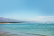 Santa Barbara coastline with sailboats and clear skies