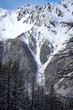 French alps snowy near chamonix