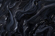 Midnight black alcohol ink swirls with a glossy marble finish in full ultra high definition