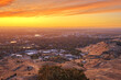 Boise, Idaho, USA View from the Mountains at Dusk