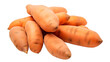 Sweet potato isolated on transparent background. PNG format