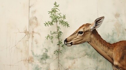 Wall Mural - impala in continent
