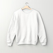 © daniiD - jacket, long sleeve shirt, round neck, white, without inscriptions or logos, clean design, background, copy