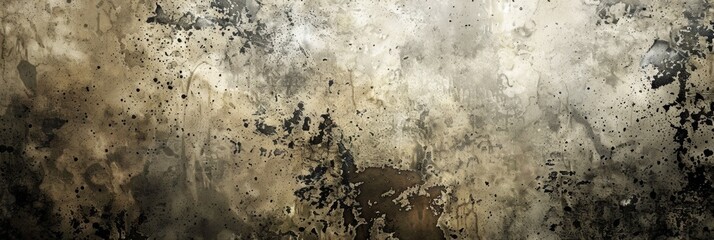 Canvas Print - Monochrome grunge texture showcasing the beauty of decay. Suitable for moody graphic designs or backdrops.
