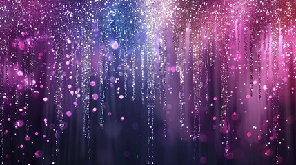 Canvas Print - rain drops with colorful background