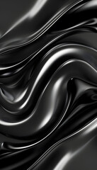 Wall Mural - Black Silk Background