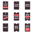 sale badge rectangle form best price best deal discount big offer cheap price sheet black background