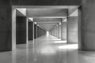 Poster - A series of doorways that open into different geometric dimensions, each room a puzzle of spatial lo