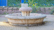 Abandoned Mosaic Fountain at Park in Sofia Bulgaria