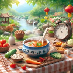 Wall Mural - Suppe, 