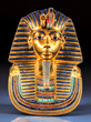 Egyptian pharaoh Tutankhamun's funeral mask. Ancient egypt