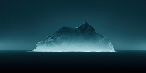 Wall Mural - Amidst the icy expanse of Antarctica, glaciers carve through the landscape, a testament to the enduring power of nature.