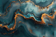  An abstract background with swirling patterns of dark blue and gold, resembling the colors found in an agate stone.