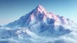 Majestic Mountain Peaks in Perfect Clarity Generative AI