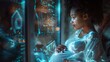 © Prostock-studio - Woman Sitting in Chair Looking Out Window