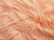 bright long Fur. Peach Fuzz color abstract background