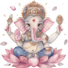 Lord Ganesha Blesses with Wisdom