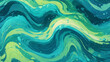 2d abstract texture liquid turquoise aqua soft blue and green