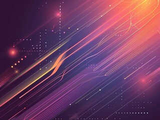 Wall Mural - a gradient tech futuristic background vector design