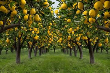 Canvas Print -  lemon tree