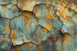 Abstract textures reminiscent of cracked paint on weathered walls, with subtle hints of rust and decay