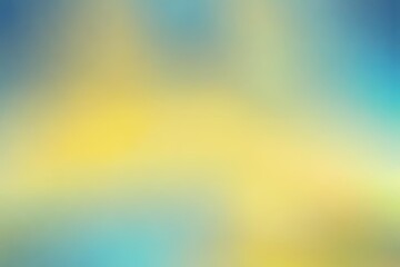Wall Mural - Abstract gradient smooth Blurred Yellow And Blue background image