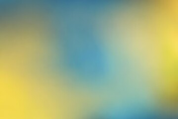Wall Mural - Abstract gradient smooth Blurred Yellow And Blue background image