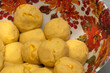 Corn dough balls to prepare Hallaca or tamale