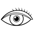 © AKASH - Eye icon vector illustration icon
