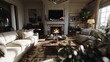 A Cozy and Inviting Family Room with Plush Seating and Warm Accents





