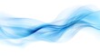 © Bochana - Cold blue air currents. Abstract light air effect, wind, and streams of fresh breeze. Design element on the white background.