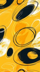 Canvas Print - abstract yellow background.