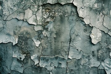 Wall Mural - Grunge Wall. Abandoned Building Background with Abstract Aged Concrete Texture