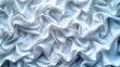 A close up of a white sheet with some ruffles on it, AI