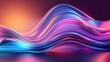 Big Neon Wave Background, high resolution for wallpaper, ads