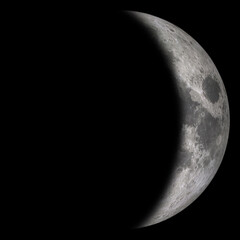 Wall Mural - waxing crescent (moon phase), 
