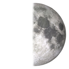 Wall Mural - first quarter (moon phase), 