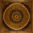   Background with seamless pattern in islamic art style. AI generated image
