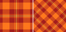 Texture Seamless Tartan Of Check Background Pattern With A Vector Plaid Fabric Textile.