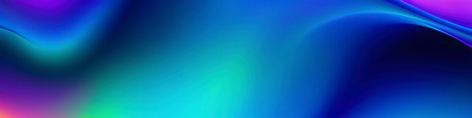 Wall Mural - Abstract blue gradient background with grain and noise texture. Gradient waves, background for banner design, poster, text inserts.	
