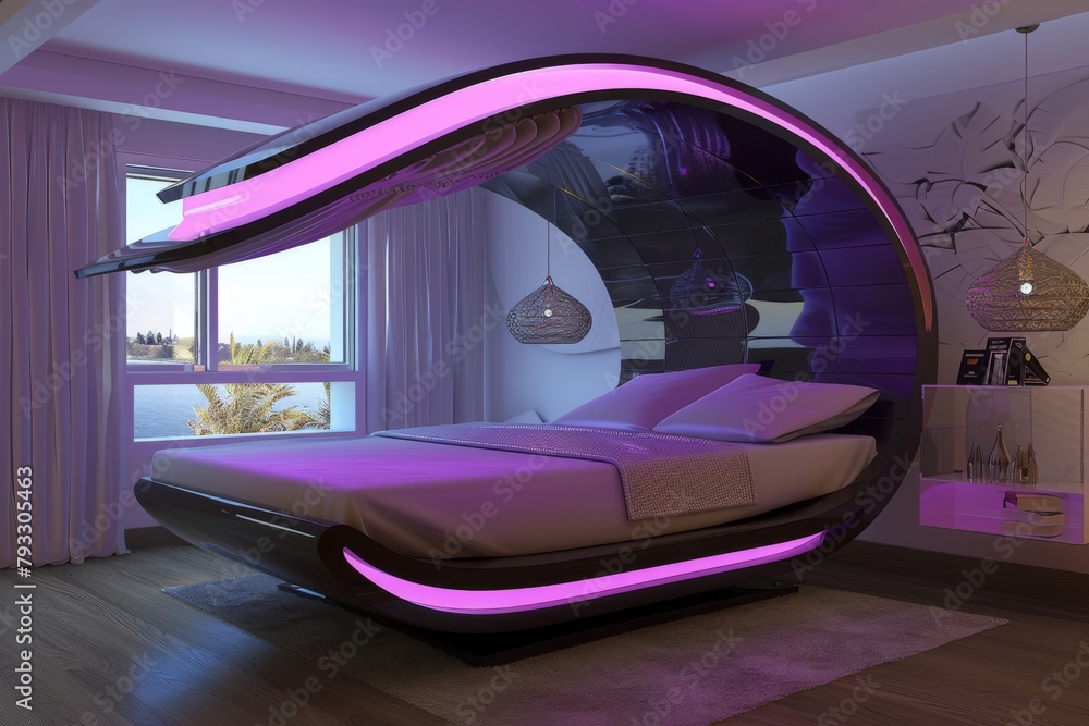 Photo inspiration: Affordable Luxury Apartment Makeovers With Smart Home Tech Reference: Bedroom Makeovers For The Modern Home Smart Technology Automated