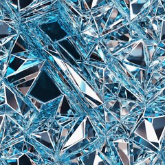  Crystals Seamless Pattern Background