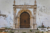 Fototapeta Uliczki - Church of S. Sebastian in the portuguese town of Lagos, located in the Algarve region