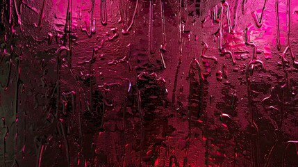 abstract graphical glitch texture background wallpaper dark with small amounts of neon pink, with a textured glass overlay for wallpaper