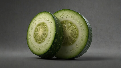 Wall Mural - cucumber slice new style new look