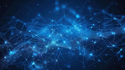 background Futuristic computer network and advanced internet network connection