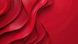 Abstract red wavy pattern resembling flowing silk fabric