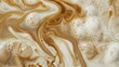 macro photo of latte art coffee texture, looks soft and foamy