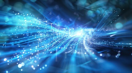 background Futuristic computer network and advanced internet network connection