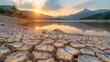 Extreme weather events, including heat waves and drying lakes, exacerbate climate change's impact on summer drought conditions.